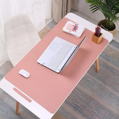 #ad PU Leather Computer Desk Mat Mouse Keyboard Large Pad For Laptop PC Office Home $14.09