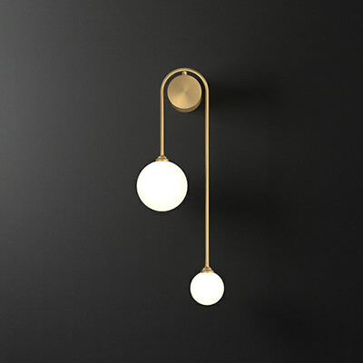 #ad LED Modern Vanity Lighting Wall Sconce Light 2 Lights Glass Wall Lamp Fixture $119.00