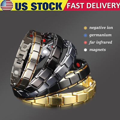 #ad Slimming Magnetic Lymph Detox Bracelet Weight Loss Arthritis Health Pain Relief $10.99