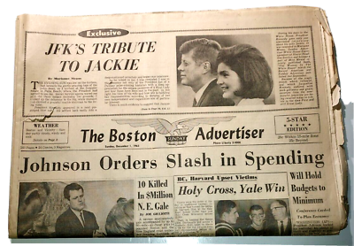 #ad 1963 John F. Kennedy Assassination Own A Piece Of History $36.00