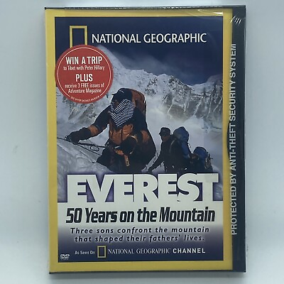 #ad Everest: 50 Years on the Mountain DVD OOP 2003 National Geographic BRAND NEW $8.46
