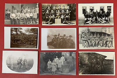 #ad Germany World War I Collection of 27 Different Real Photo Postcards $110.00