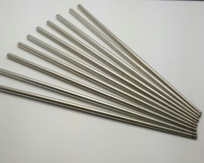 #ad 10 Pcs 5 Pairs High Quality Tapered Silver Stainless Steel Chopsticks $7.36