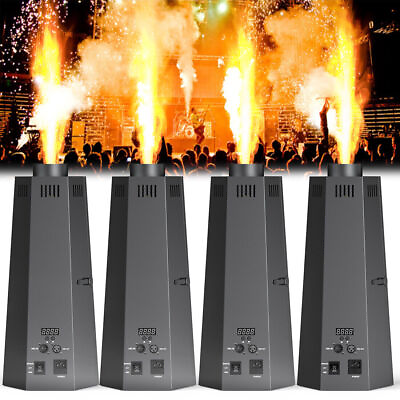 #ad 4pcs 200W Fire Thrower Stage Flame Projector Effect Machine Disco Party Concert $278.99
