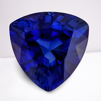 #ad AAA Blue Sapphire Trillion Cut 9 mm 2 Ct Calibrated Loose Gemstone $29.98