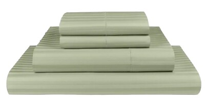 #ad Threadmill Home Linen 600 Thread Count Damask Stripe 100% Full Cotton Sheet Set $58.45