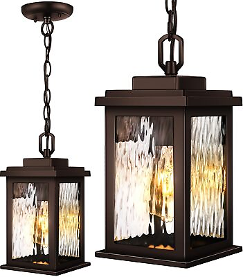 #ad Oil Rubbed Bronze Outdoor Pendant Light 1 Pack Outdoor Chandelier for Porch... $86.48
