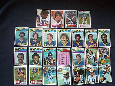 #ad Los Angeles Rams NFL 1970s vintage Topps football cards lot of 25 Youngblood $11.94