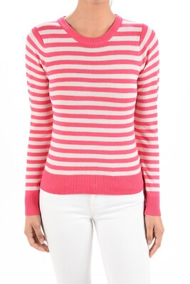 #ad Yemak Women#x27;s Striped Pattern Round Neck Long Sleeve Sweater Pullover MK3494 $16.95