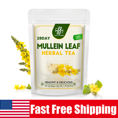 #ad 100% Natural Mullein Leaf Herbal Tea For Lung Cleansing Relief Cough Metabolism $11.99