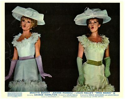 #ad Viva Maria Original Lobby Card Brigitte Bardot Jeanne Moreau vintage fashion $34.99