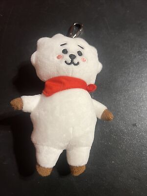 #ad Official BT21 RJ White Standing Plush Doll by BTS x Line Friends Jin ARMY $10.00