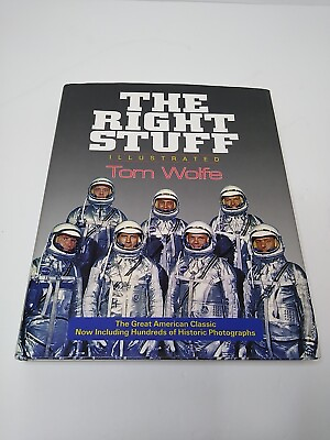 #ad The Right Stuff Illustrated HC By Tom Wolfe 2004 Edition Pre owned And Crisp $49.99