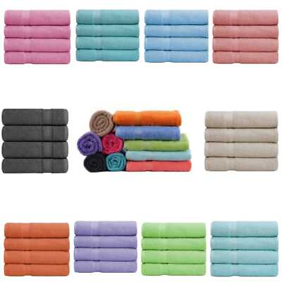 #ad Luxury Combed Cotton Bath Towels Set 27x54 Inch Super Absorbent 500 GSM $17.99