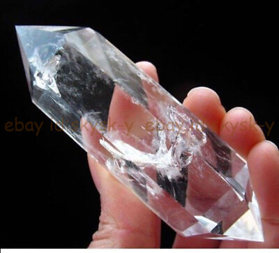 #ad 50 100mm Natural Clear Quartz Rocks Crystal Wand Double Point Pound Healing $7.87