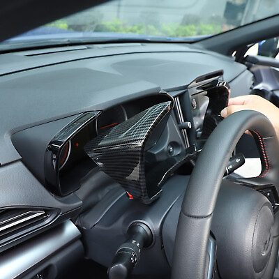 #ad ABS Carbon Fiber Dashboard Panel Frame Trim Cover Fits Subaru Crosstrek 2023 24 $55.99