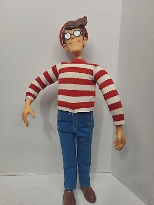 #ad Wheres Waldo 1990’s Doll 19quot; Mattel Bendable Vintage Rare $17.99