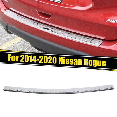 #ad For 2014 2020 Nissan Rogue Chrome Rear Bumper Protector Cover Scratch Exact New $22.12