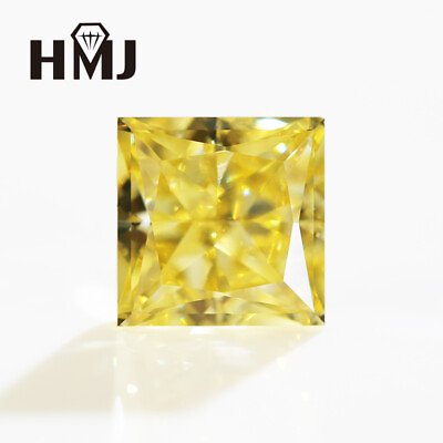 #ad 3mm 10mm Yellow Cubic Zirconia Loose CZ Gemstone Princess Crushed Ice Cut AAAAA AU $89.99