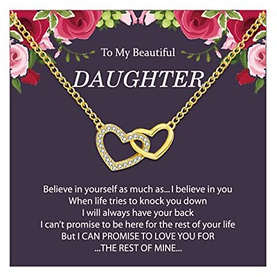 #ad Daughter Gifts Daughter Necklace from Mom To My Daughter Necklace for H $12.13
