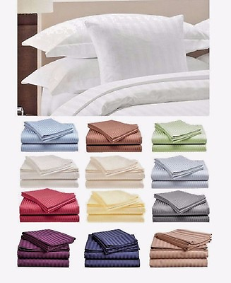 #ad #ad 1800 Count 4 Piece Bed Sheet Set Twin Full Queen King $19.49