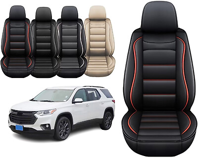 #ad Car 2 Seat Front Covers Cushion Pad PU Leather Fit For Ford Explorer 2004 2021 $87.00