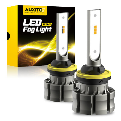 #ad AUXITO 880 890 CSP 892 LED Light Fog Driving Bulbs 50W 3000K Amber Yellow Bright $20.89
