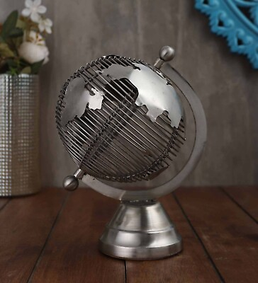 #ad Solidarity Wired Metal Small Silver Globes $199.00