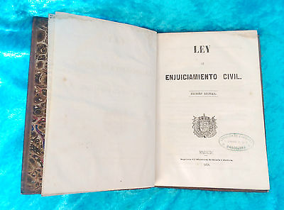 #ad Sterling Of Prosecution Civil Edition Official 1855 First Edition $271.63