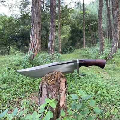#ad Custom Handmade Carbon Steel Runja Bowie Knife Hunting Camping Survival Knife $84.99