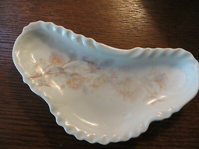 #ad Fine China Bone Dish with delicate floral pattern LOOK $9.99