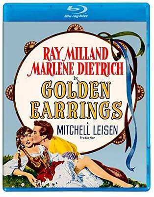 #ad Golden Earrings Blu ray By Ray Milland GOOD $13.77