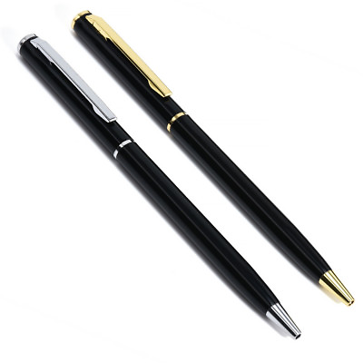 #ad Retro Stainless Steel Ballpoint Pen Office Ball Point Writing Pen Student Xmas $2.09