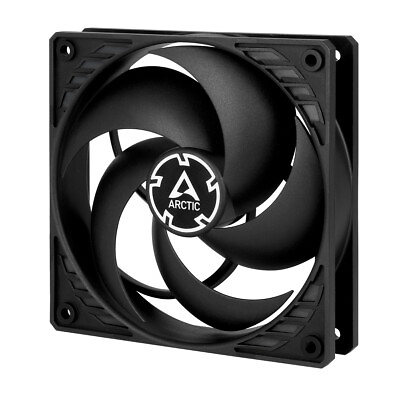 #ad ARCTIC P12 Silent Black 120 mm Case Fan Pressure optimised quiet motor B Stock $5.29