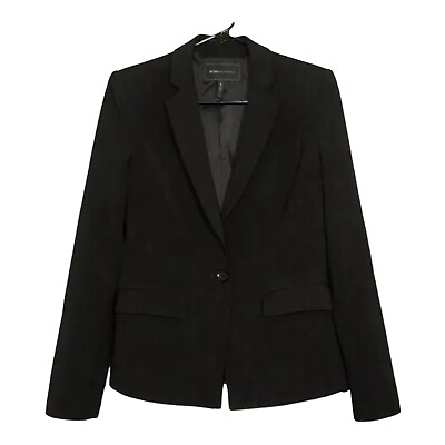 #ad Bcbgmaxazria Women Suit Business Jacket Size S Black Workwear Formal Classic Job $30.99