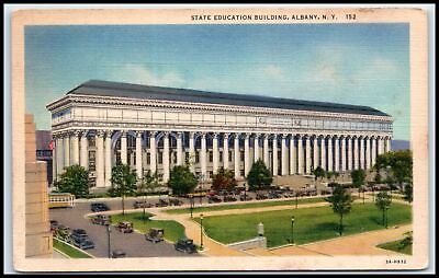 #ad Postcard State Education Building Posted Albany NY Y53 $1.98