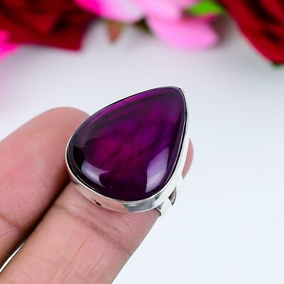 #ad Pretty Purple Labradorite Gemstone Handmade 925 Solid Silver Jewelry For Gift $14.03