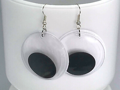 #ad BIG DOLL eye EARRINGS large kawaii cute cool earrings gift for her fun earrings GBP 6.90