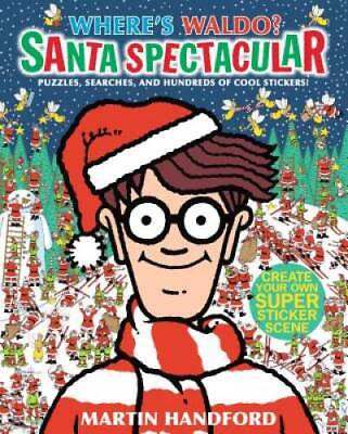 #ad Where#x27;s Waldo? Santa Spectacular Paperback By Handford Martin GOOD $4.03