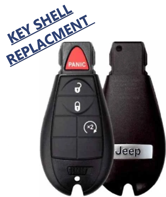 #ad Fobik Remote Key SHELL For JEEP CHEROKEE 2014 2020 4 Button GQ4 53T $9.99