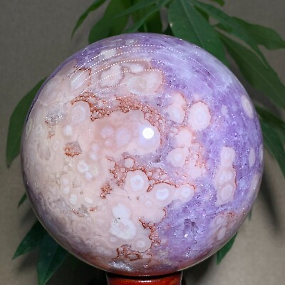 #ad 3430g Natural Druzy Pink Amethyst Sphere Ball Quartz Crystal Reiki Stone $990.00