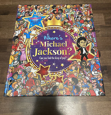 #ad New White Elephant Xmas Where’s Michael Jackson? Wheres Waldo Style Book $9.99