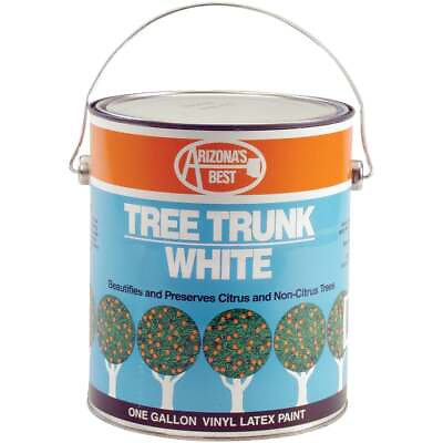 #ad Arizona#x27;s Best White Vinyl Latex Paint 1 Gallon Tree Trunk Coating AZP30012 $16.79