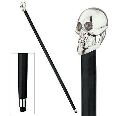 #ad Design Toscano poor Yorick Shakespearian Skull Solid Hardwood Walking Stick $46.90