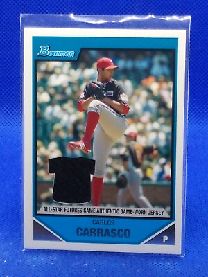 #ad 2007 Bowman Draft Prospects Futures Game Jersey Carlos Carrasco #BDPP68 $10.00