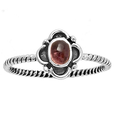 #ad Natural Multi Tourmaline 925 Sterling Silver Ring s.8 Jewelry R 1111 $6.99