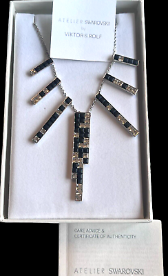 #ad Swarovski Frozen Crystal Necklace Viktor amp; Rolf Atelier Jean Gaultier Paul $109.99