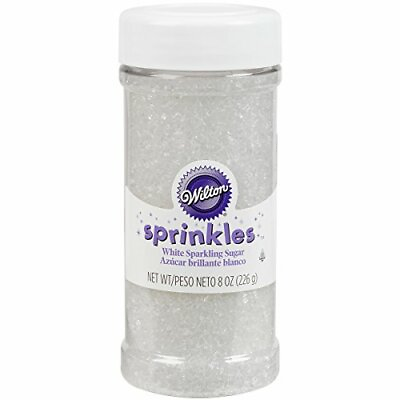 #ad Wilton White Sparkling Sugar 8 oz. $7.29