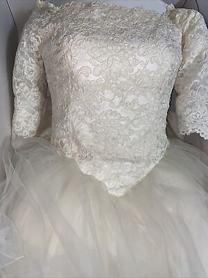 #ad off 90% Wedding Dress Lace Imperial size S Bow Jewellery Clip Hair AU $250.00