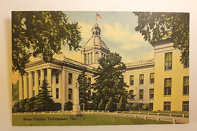 #ad Postcard State Capitol Tallahassee FL $1.95